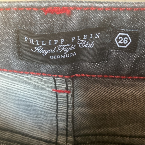 Philipp Plein denim shorts size 26 - Picture 13 of 15